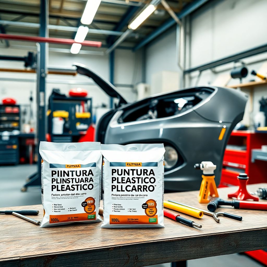 Pintura para Plastico de Carro