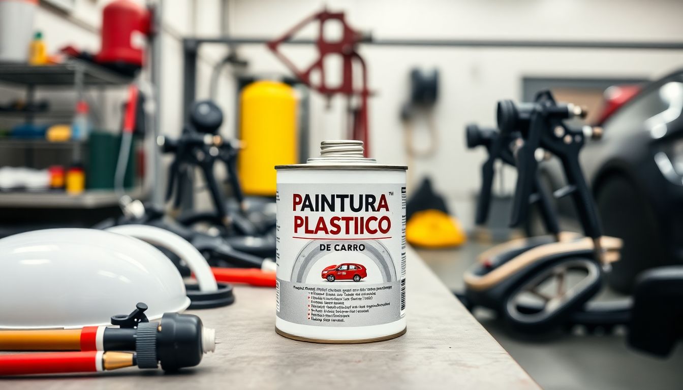 Pintura para Plastico de Carro
